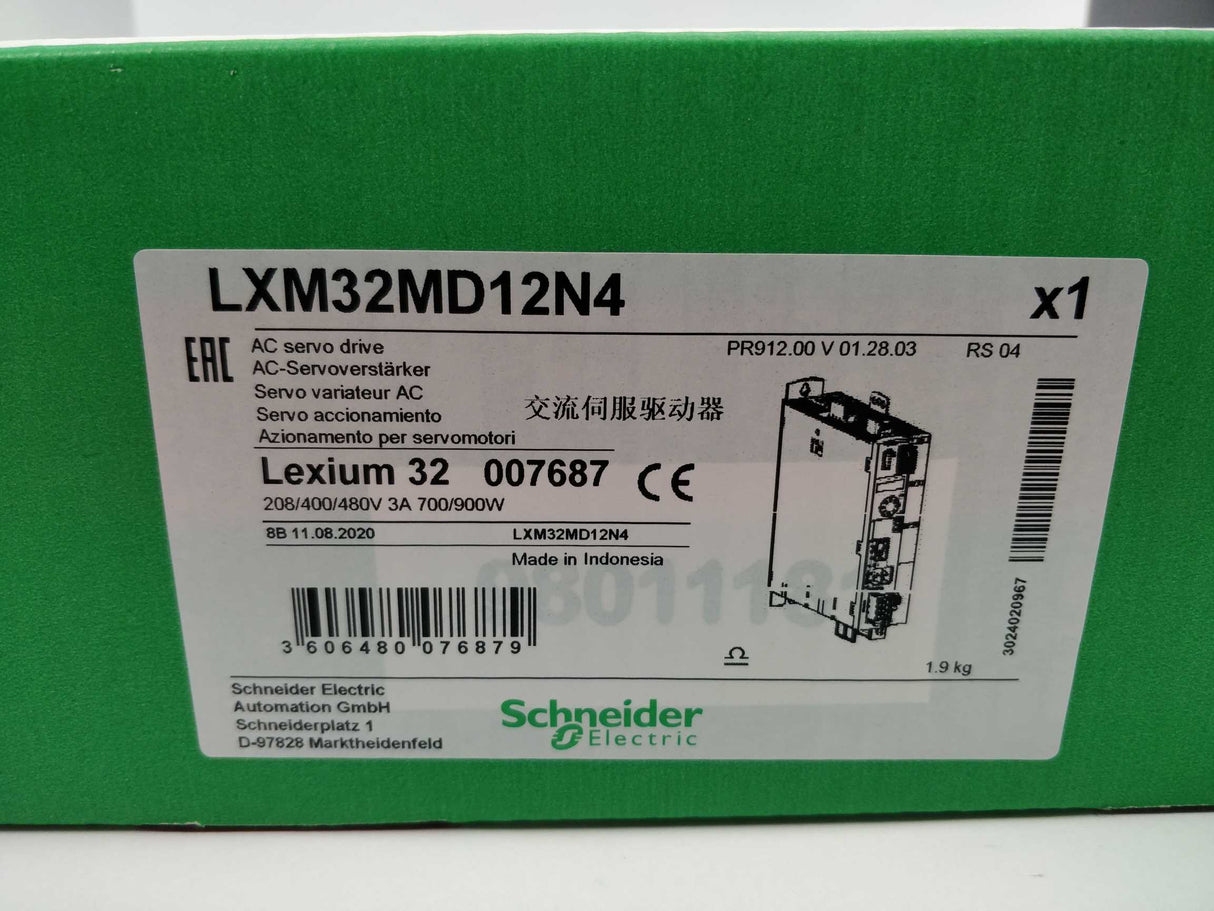Schneider Electric LXM32MD12N4 Lexium LXM32M motion servo driver