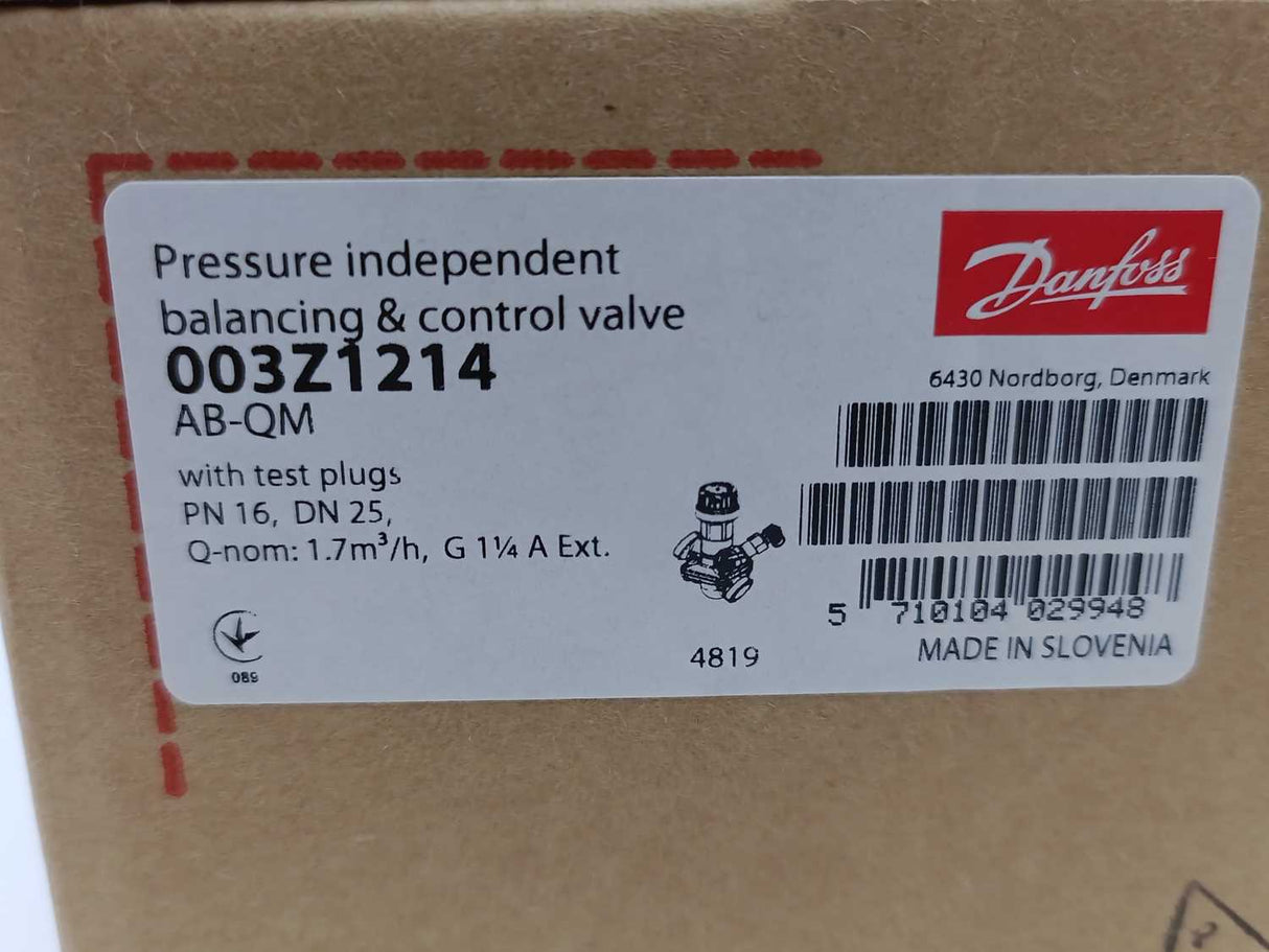 Danfoss 003Z1214 Pressure Independent Balancing and Control Valve