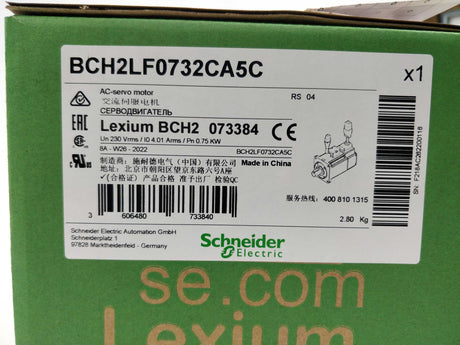 Schneider Electric BCH2LF0732CA5C Servomotor Lexium BCH2