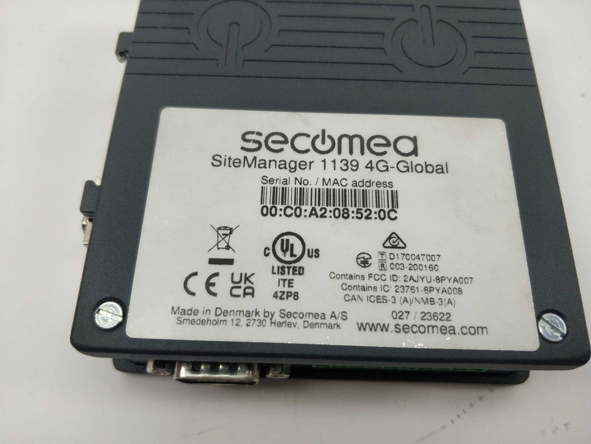 Secomea SiteManager 1139 4G-Global Cellular Communication Router
