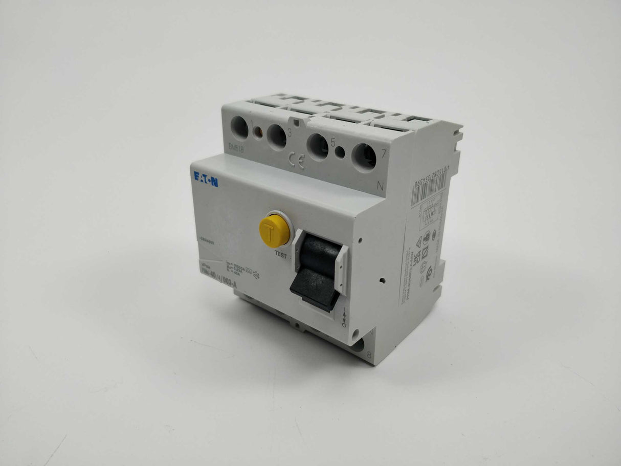 Eaton PFIM-40/4/003-A-MW Residual current circuit breaker, 40A, 4p, 30mA.