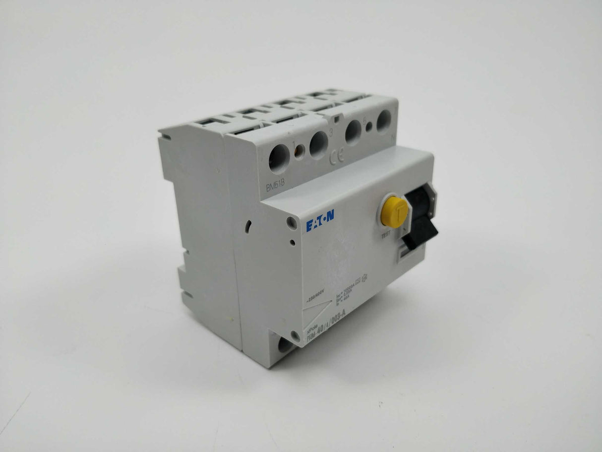 Eaton PFIM-40/4/003-A-MW Residual current circuit breaker, 40A, 4p, 30mA.