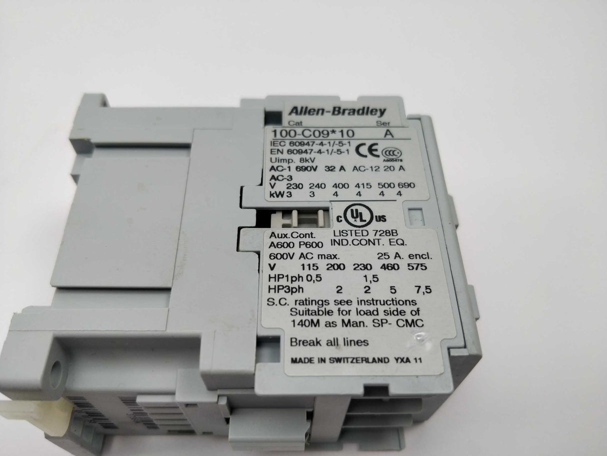 AB 100-C09KF10 3-phase Contactor. SER. A coil 230V