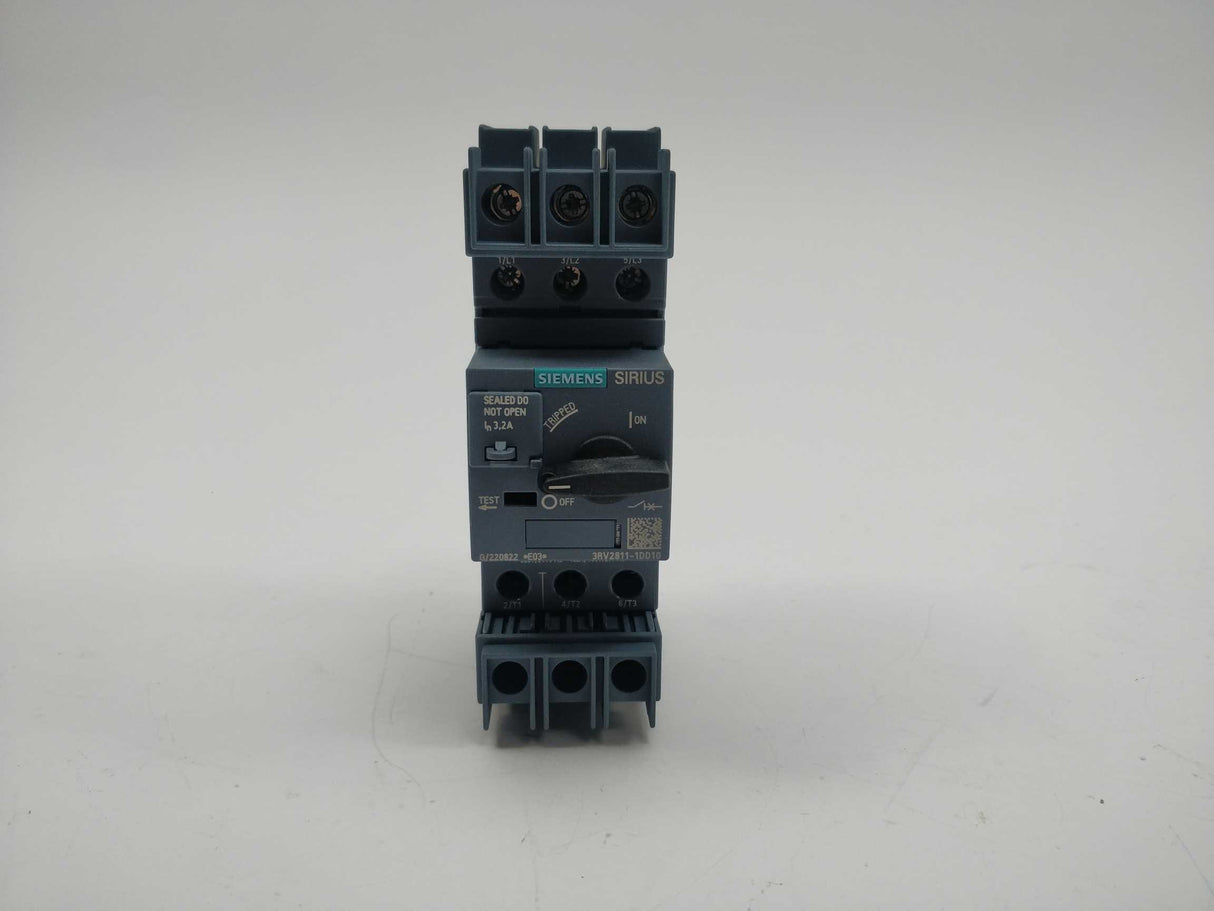 Siemens 3RV2811-1DD10 Circuit breaker. 3,2A