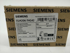 Siemens 5SJ4206-7HG42 Circuit breaker 10kA