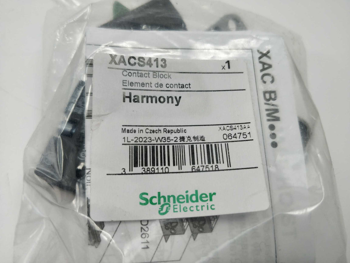 Schneider Electric XACS413 Contact Block