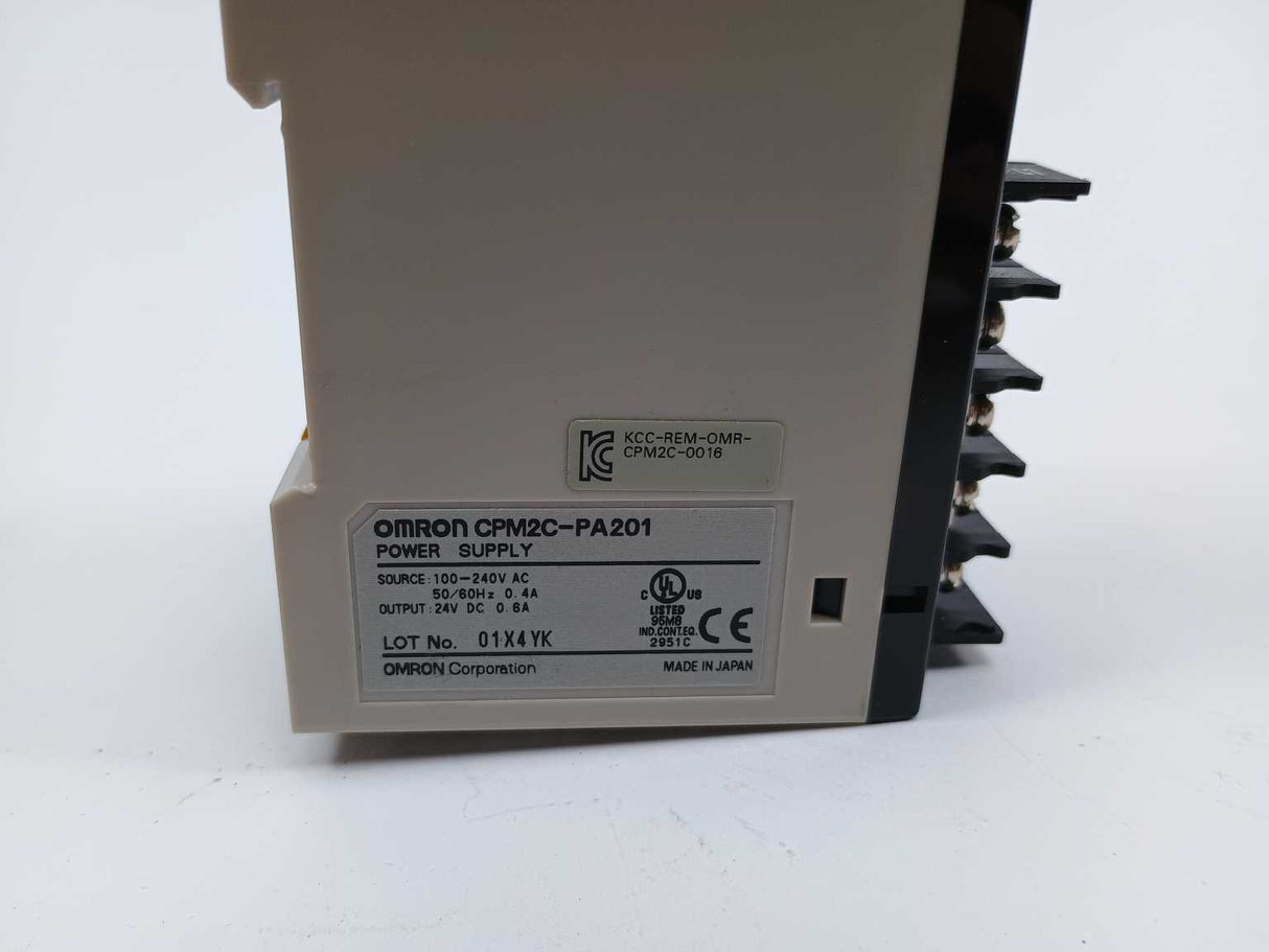 OMRON CPM2C-PA201 Power Supply 100-240V