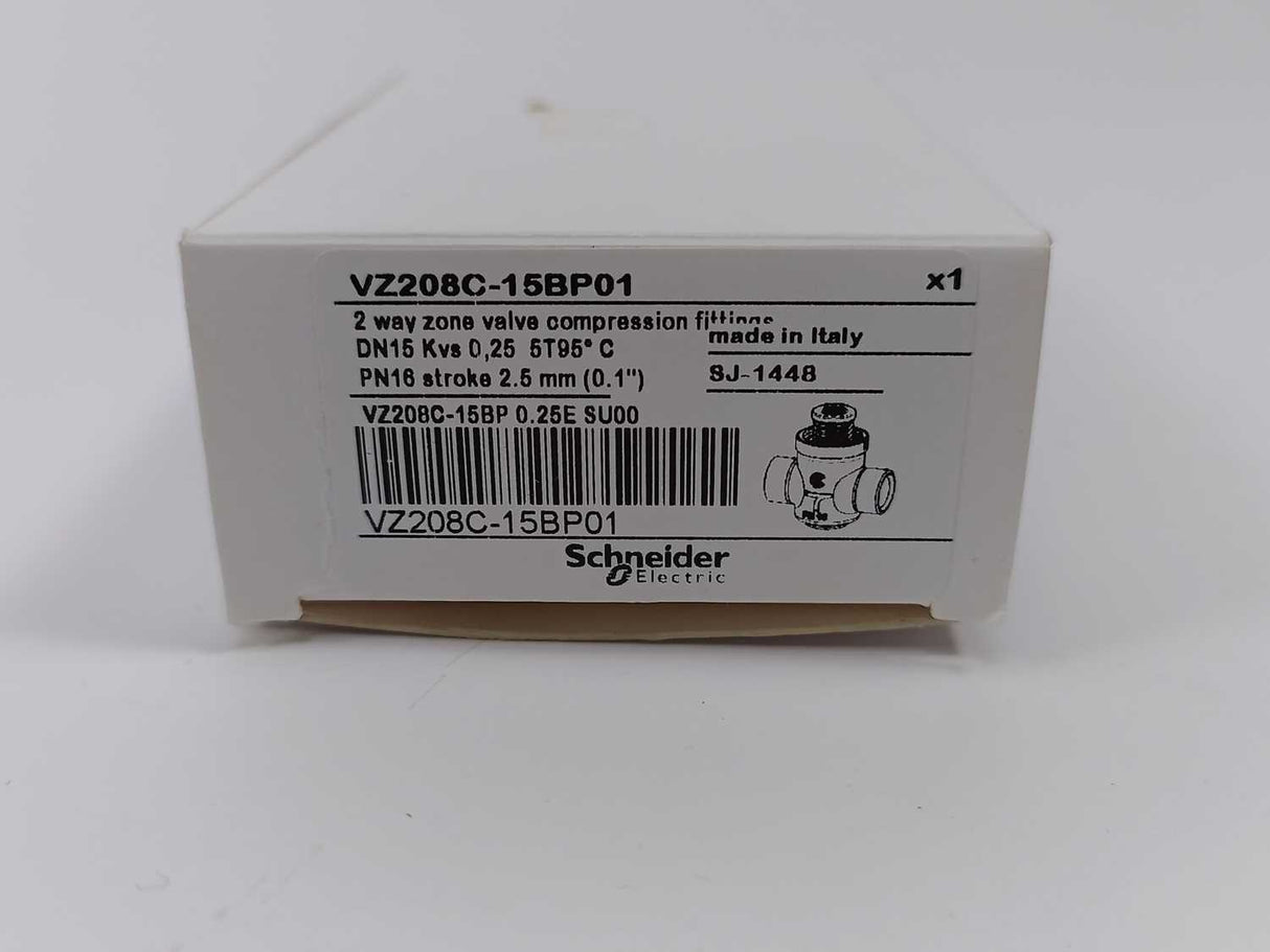 Schneider Electric VZ208C-15BP01 2 Way Zone Valve Compression Fittings
