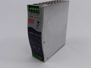 Mean Well WDR-120-24 24V 5A AC-DC Industrial DIN rail power supply