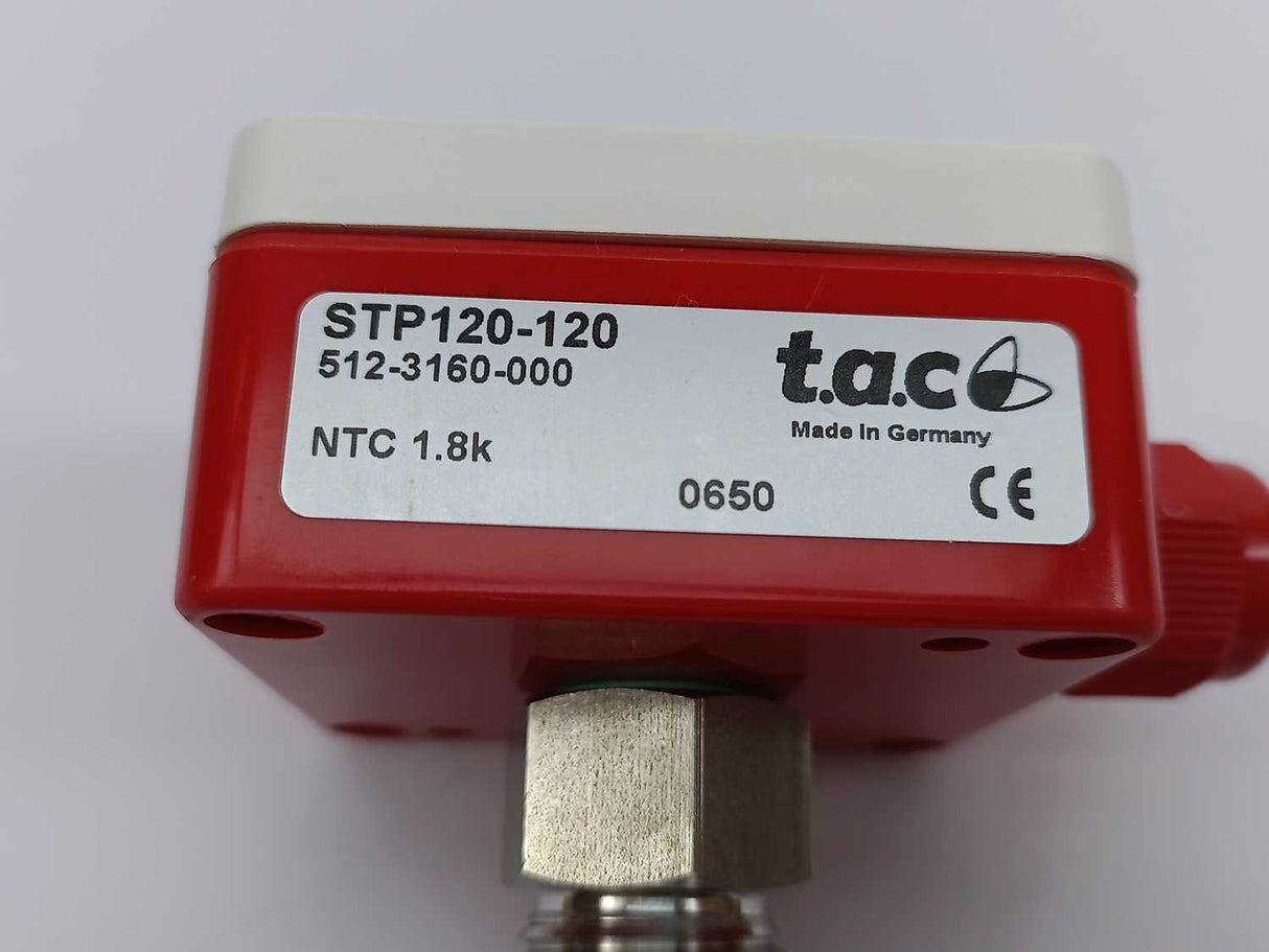 t.a.c 512-3160-000 STP120-120 Sensor Temperature Pipe