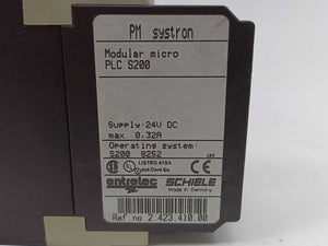 Entrelec Schiele 2.423.410.00 PM Systron PLC S200