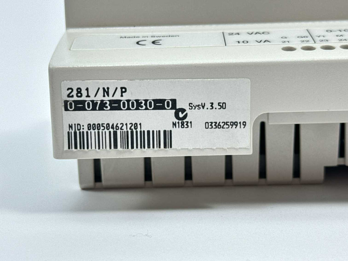 t.a.c 0-073-0030-0 TAC Xenta 281 Programmable controller