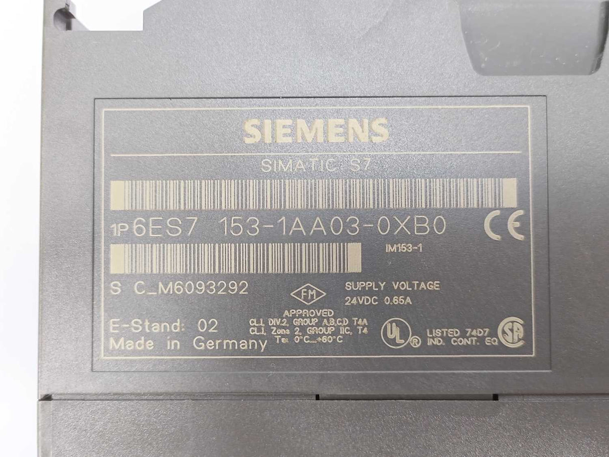 Siemens 6ES7153-1AA03-0XB0 Simatic DP Connection IM 153-1