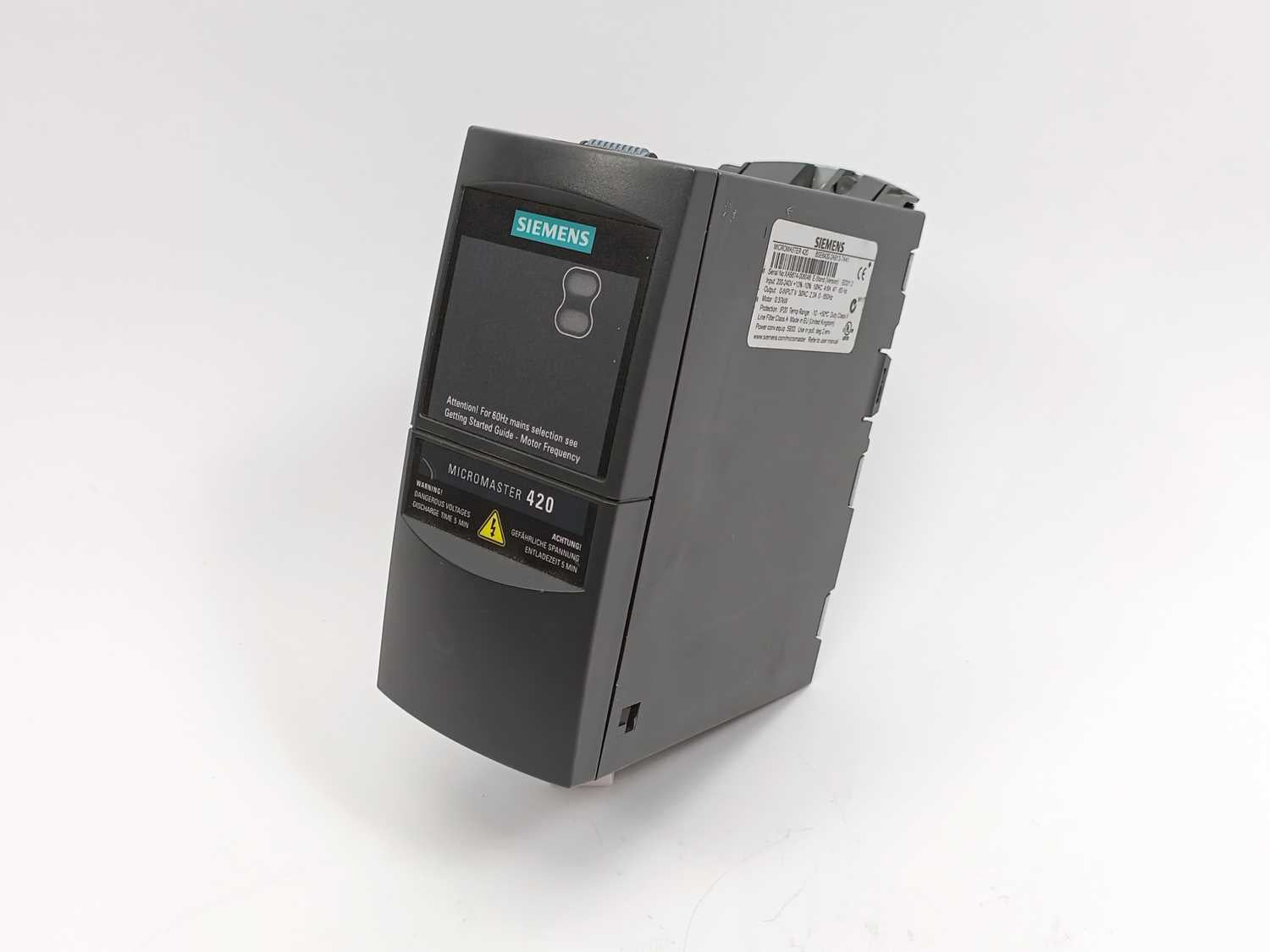 Siemens 6SE6420-2AB13-7AA1 Micromaster 420 AC drive – Buy2Sell ApS