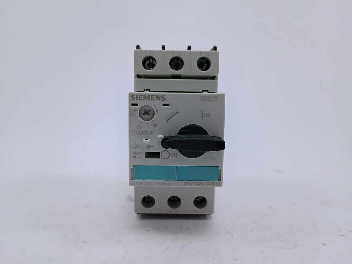 Siemens 3RV1021-1CA10 Circuit breaker 1.8-2.5A