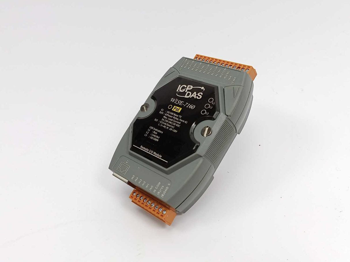 ICP DAS WISE-7160 Remote I/O Module. No mounting accessories.