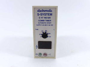 Electromatic S 117 166 920 Combi Timer. Automatic Start Supply 20-265 V AC-DC