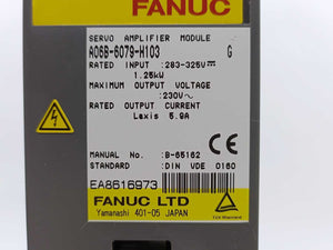 FANUC LTD A06B-6079-H103 Servo amplifier module