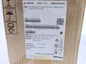 Vacon VACON0100-3L-0031-5-FLOW+SBF4+IP54+FL02+DPAP+DLDK 15kW