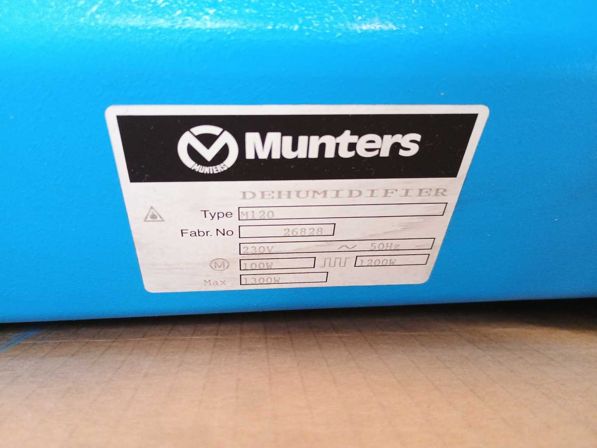 Munters M120 26828 Dehumidifier 230V 50Hz