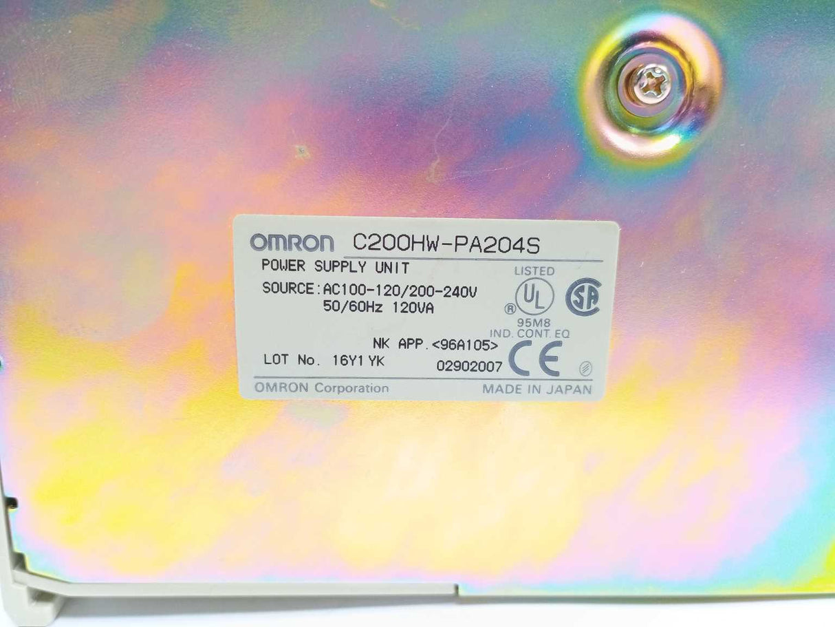 OMRON C200HW-PA204S Power supply unit