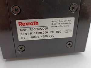 Bosch Rexroth R005522005 R114006000 Linear rail with R+W coupling