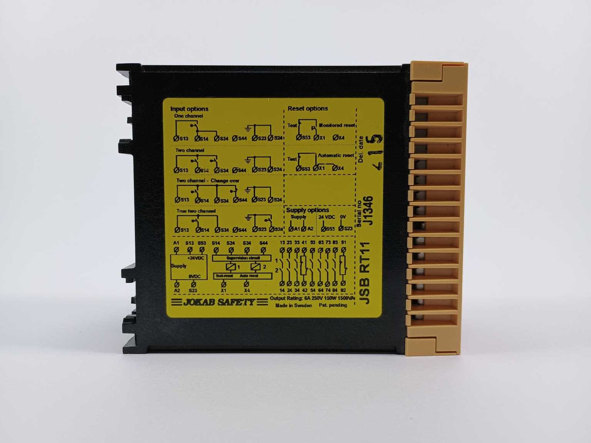 Jokab Safety JSB RT11 Safety relay