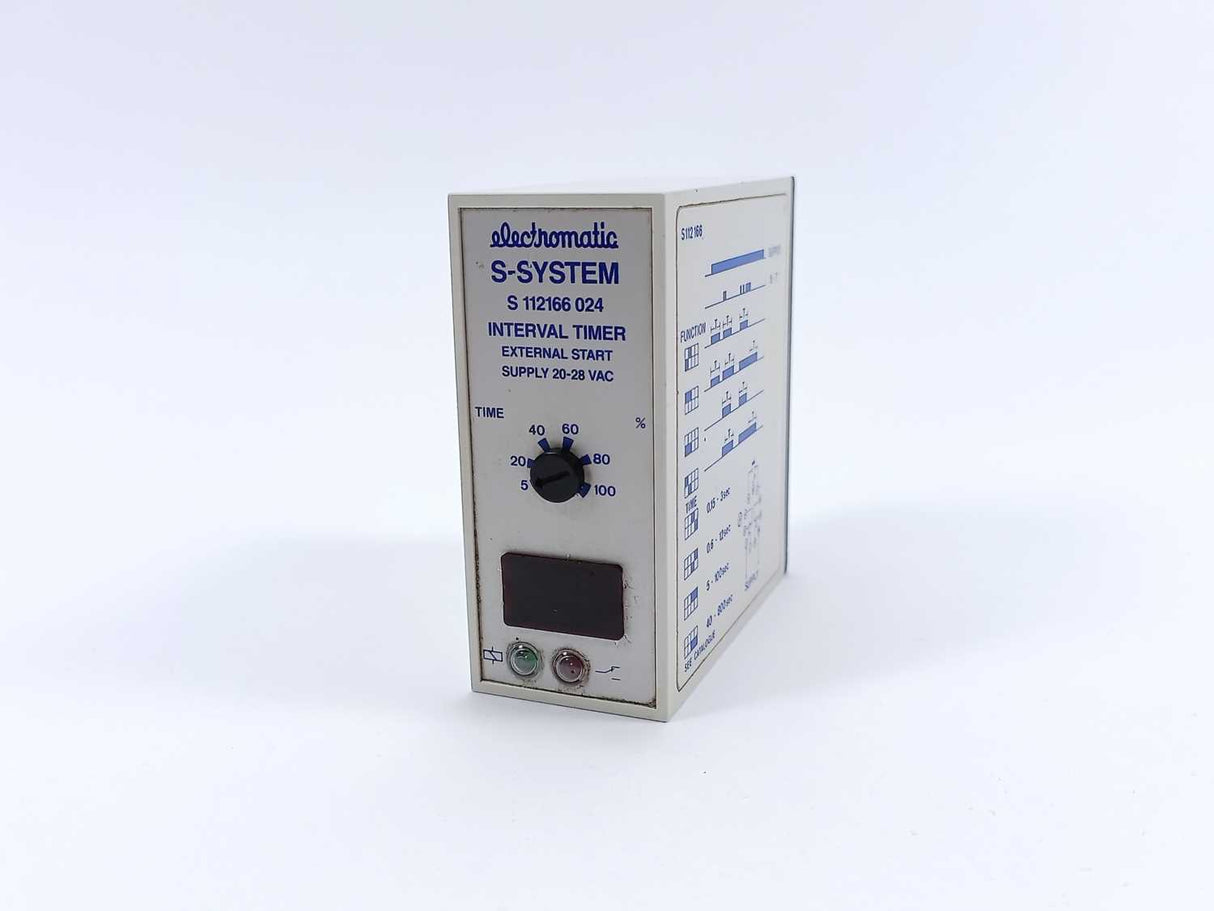 Carlo Gavazzi S 112166 024 INTERVAL TIMER EXTERNAL START