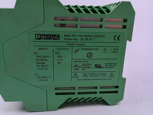 Phoenix Contact 2938837 Power supply Mini-PS-100-240AC/24VDC/4