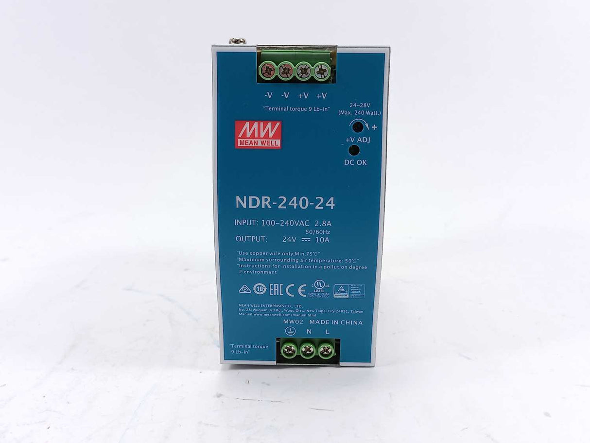 Mean Well NDR-240-24 Power supply 24V 10A