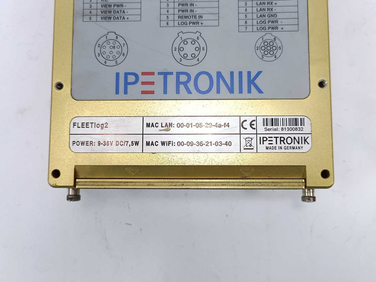 Ipetronik FLEETlog2 Compact data logger for fleet management