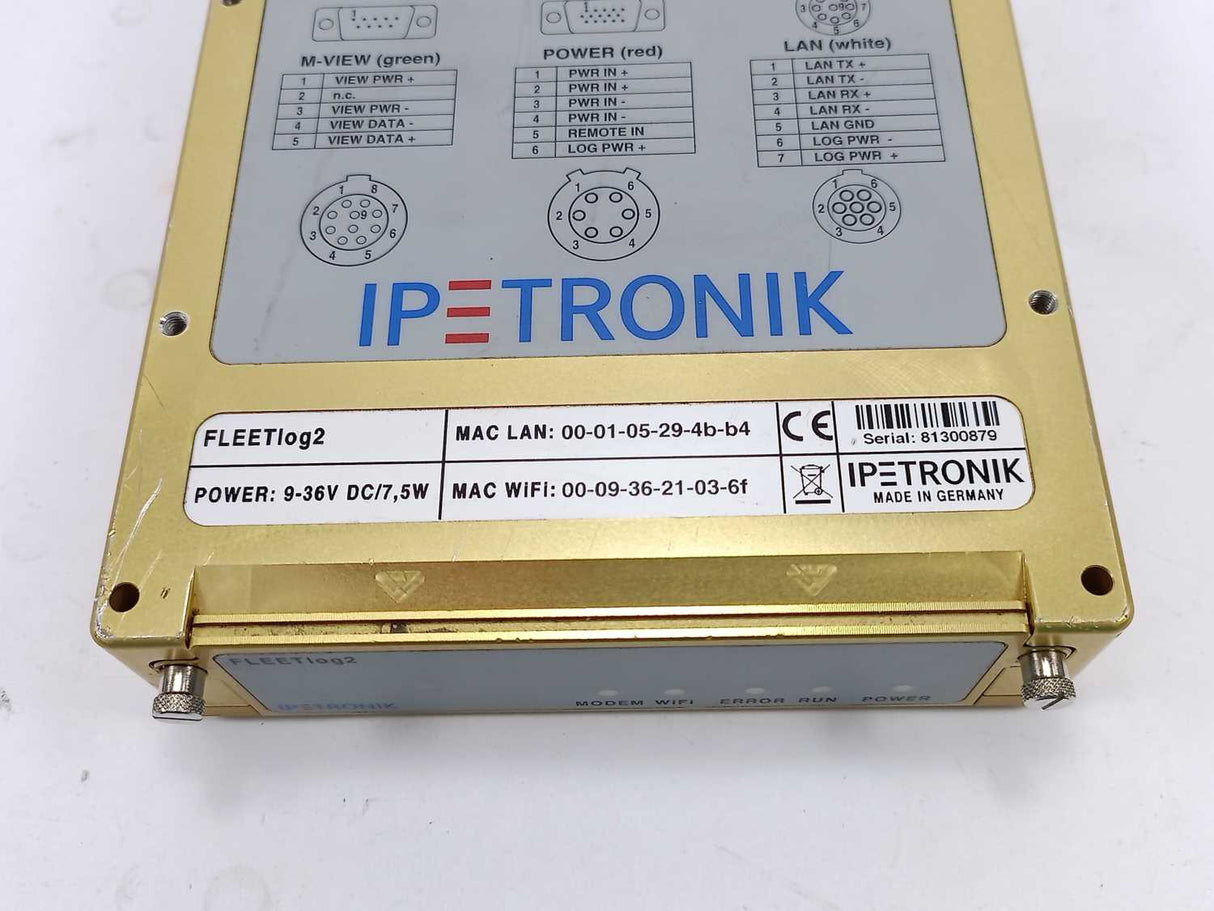 Ipetronik FLEETlog2 Compact data logger for fleet management