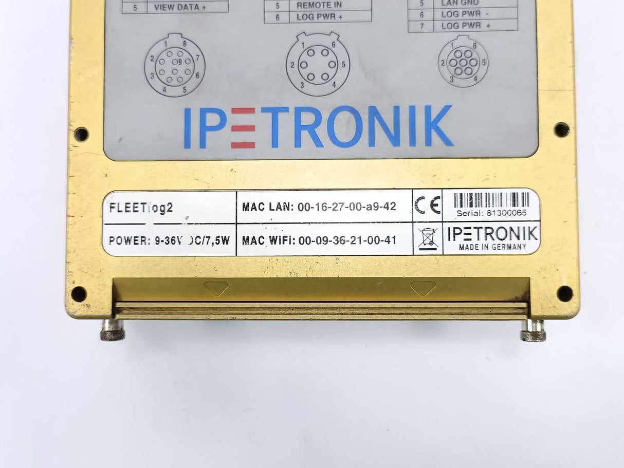 Ipetronik FLEETlog2 Compact data logger for fleet management