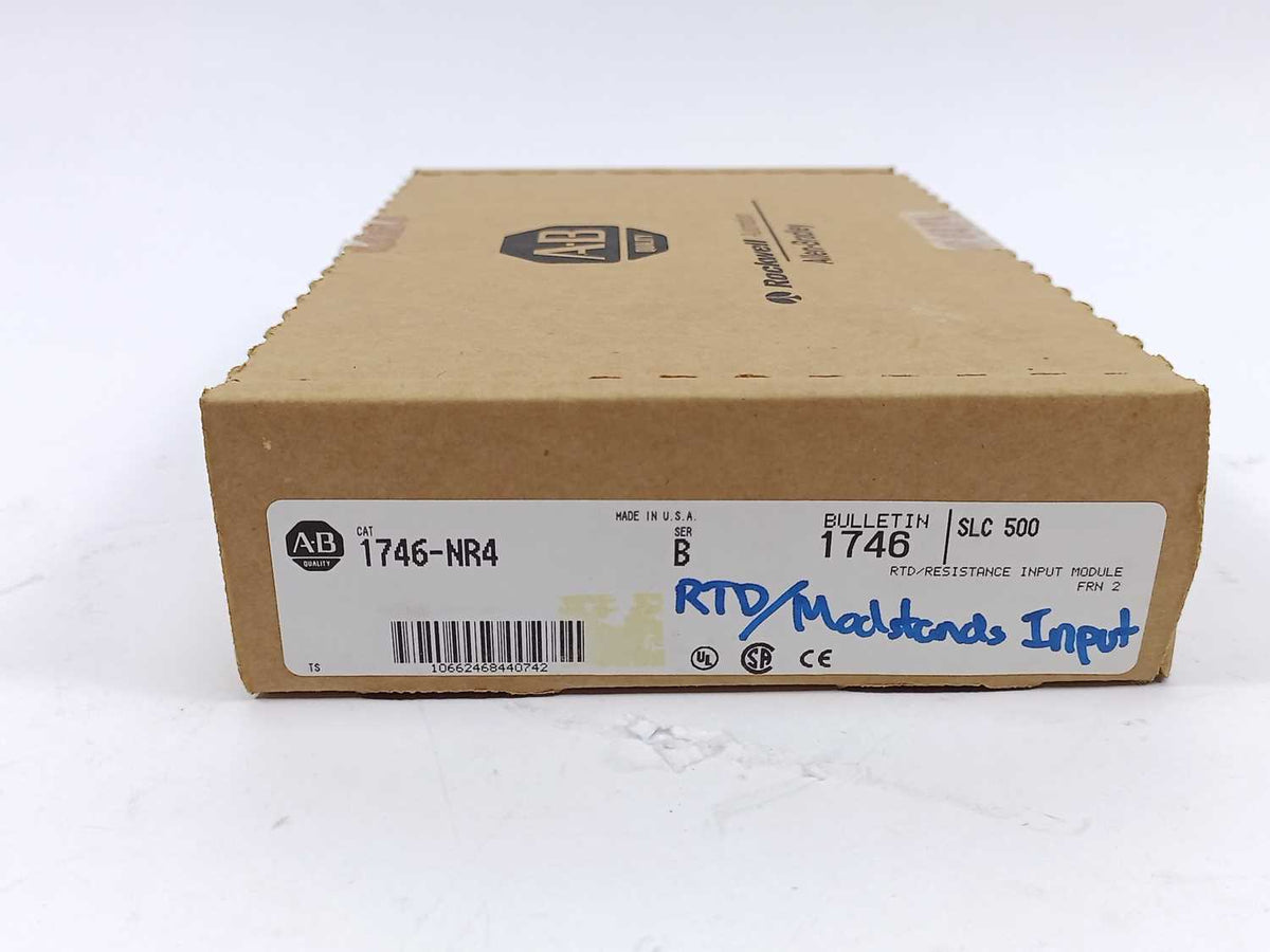 AB 1746-NR4 SER. B, FRN. 2, SLC 500 RTD/Resistance Input Module