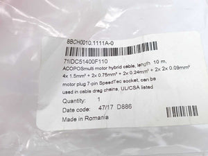 B&R 8BCH0010.1111A-0 Motor Hybrid Cable 10m