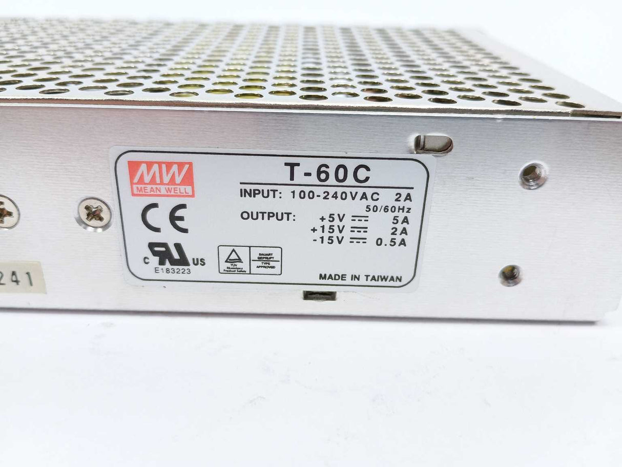 Mean Well T-60C Power Supply INPUT: 100-240VAC 2A, 50/60Hz