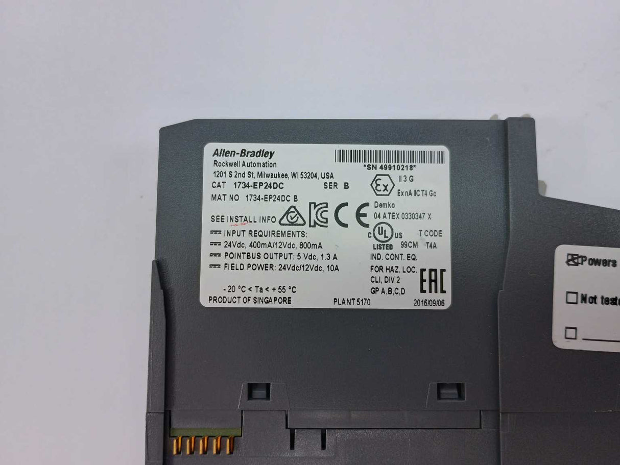 AB 1734-EP24DC Ser. B Point I/O Extension Power Module