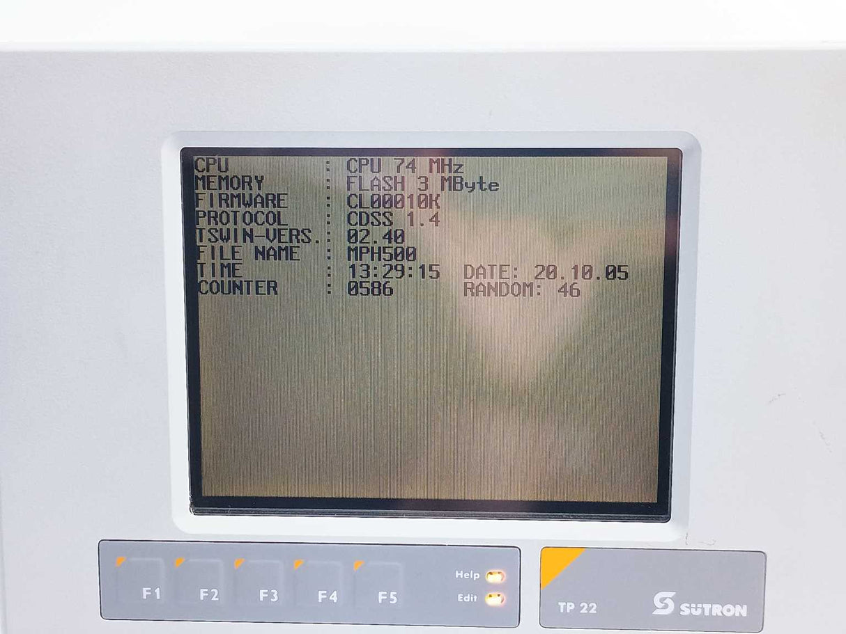 Sutron TP22ES/108032 TouchPanel 4-086-06-1308