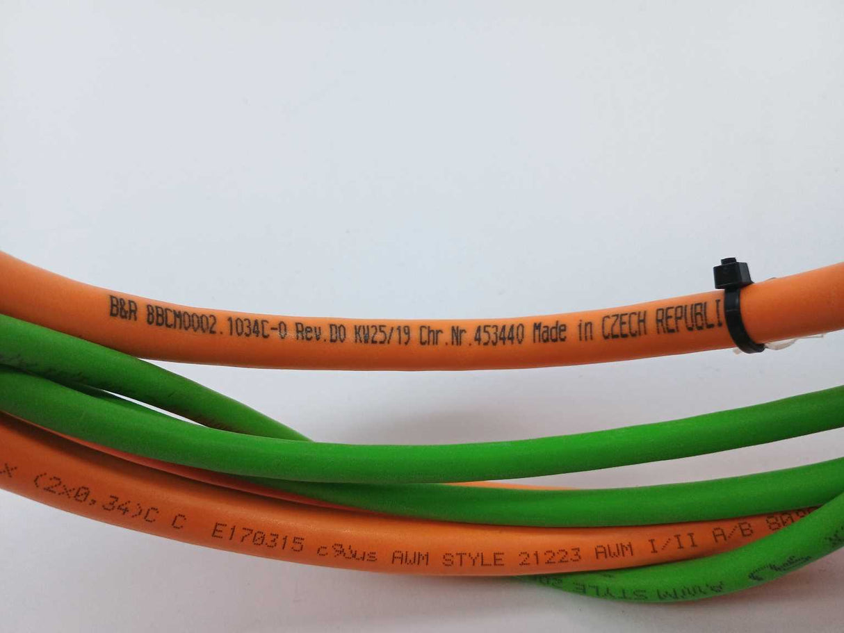 B&R 8BCM0002.1034C-0 Cabel Rev.D0 with 08BCR0002.1121A-0