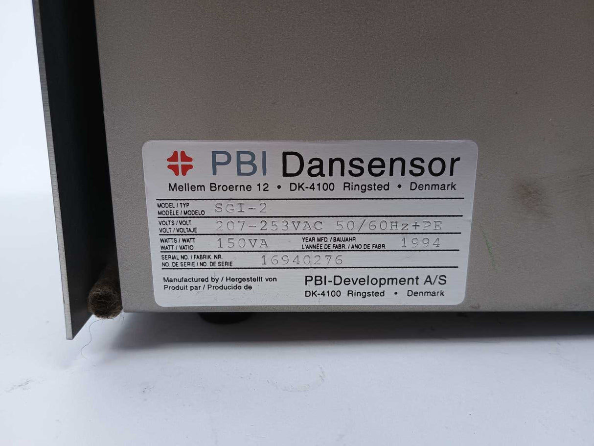 PBI Dansensor SGI-2 Oxygen Indicator