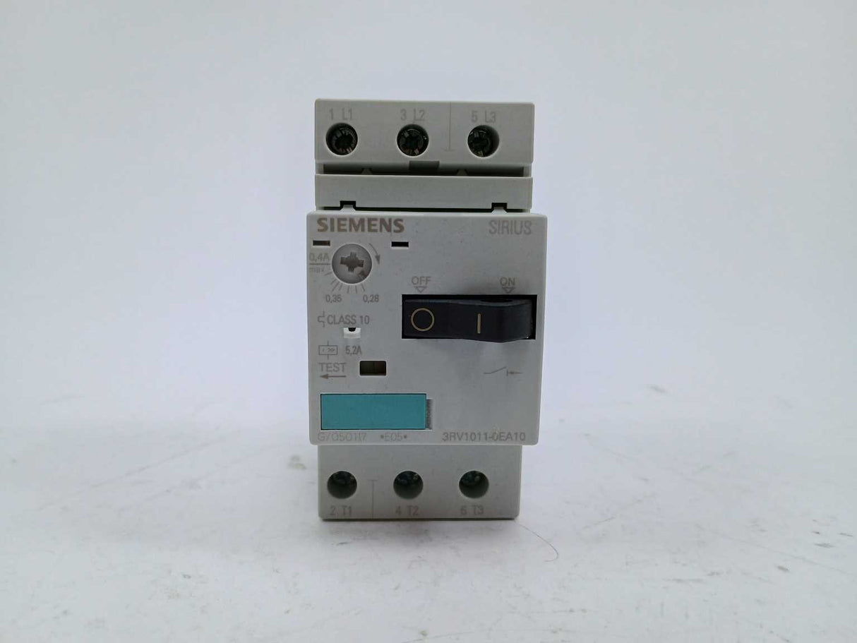 Siemens 3RV1011-0EA10 Circuit Breaker