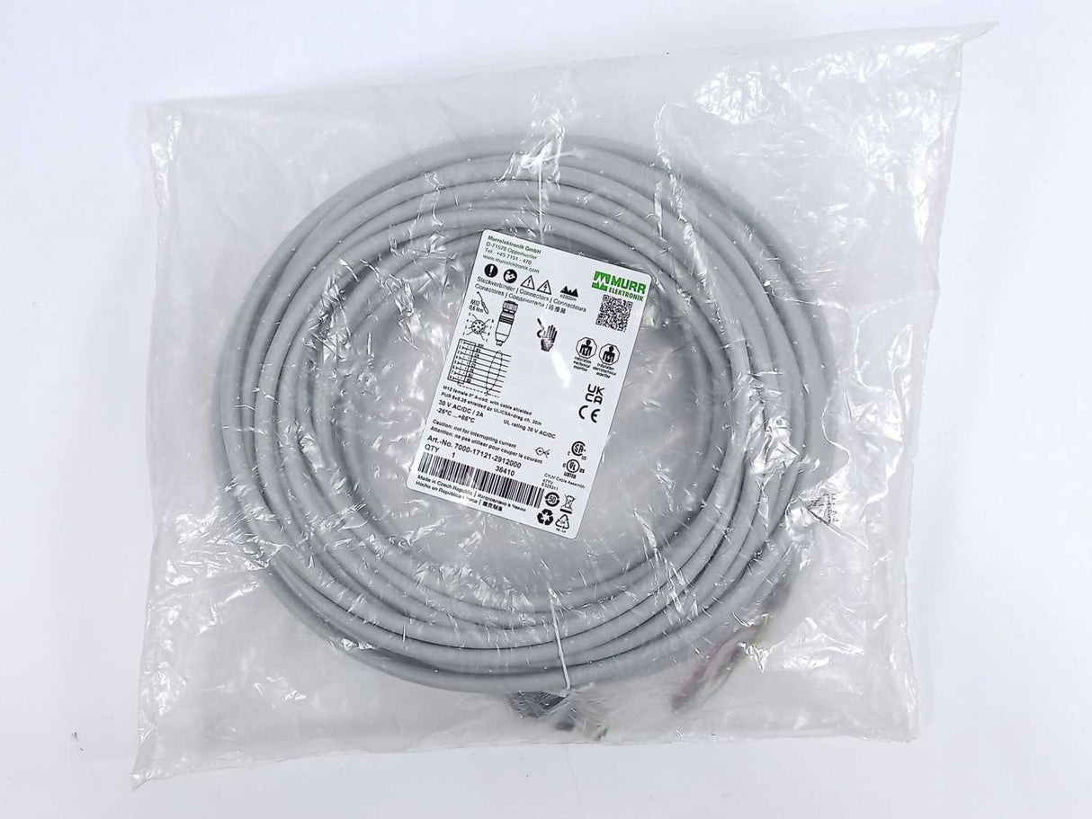 MURR Elektronik 7000-17121-2912000 M12 female 0° A-cod. with cable shielded