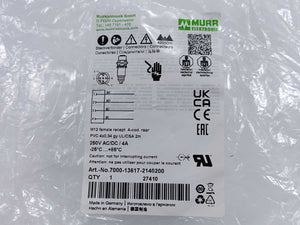 MURR Elektronik 7000-13617-2140200 M12 female recept. A-cod. rear