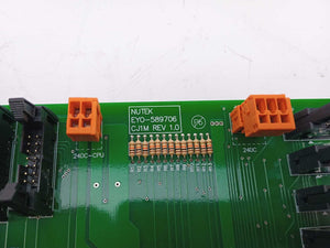 NUTEK EYO-589706 CJ1M Rev. 1.0 Input Output Control Board