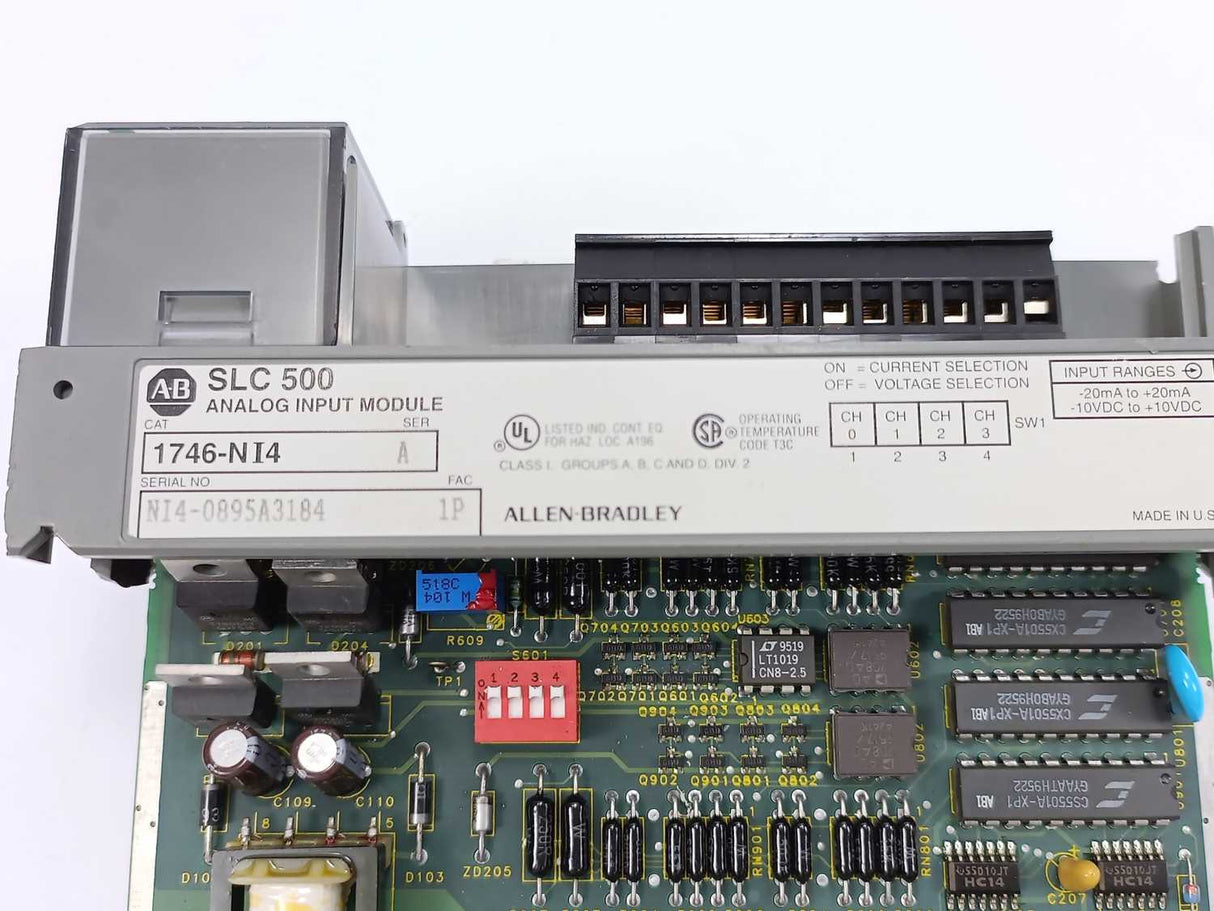 AB 1746-NI4 Ser. A SLC 500, Analog Input Module,