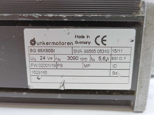 Dunkermotoren  BG65X50SI 24V Servo Motor