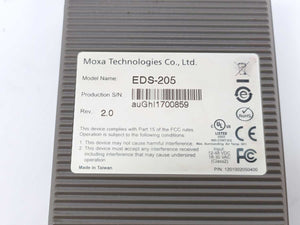 Moxa EDS-205 Ethernet Switch Rev. 2.0