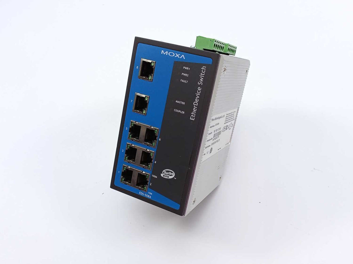 Moxa EDS-508A EtherDevice Switch, Layer 2 Managed Switch