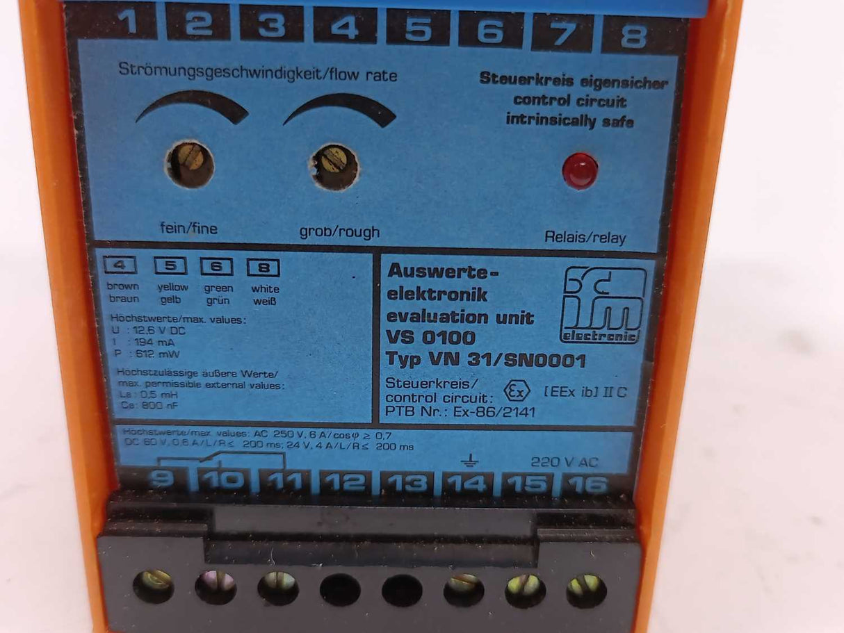 Ifm Electronic VN31 VS0100 Evaluation Unit Ex-APPROVED