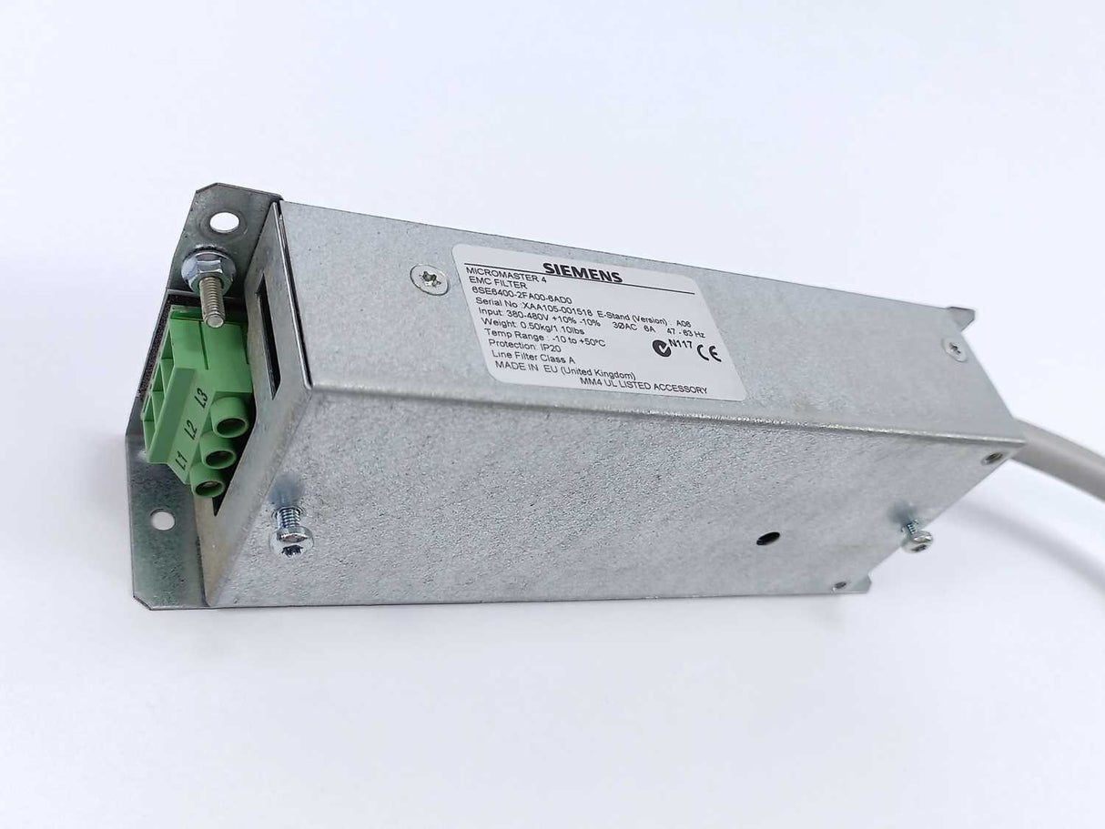 Siemens 6SE6400-2FA00-6AD0 Micromaster 4 EMC Filter